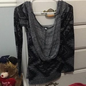 Black & grey cardigan